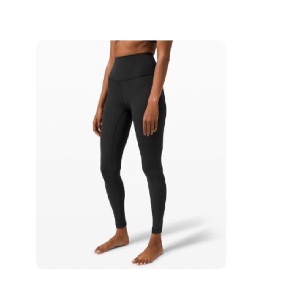 New Lululemon Wunder under high rise black legging  size 6 (28 inch)